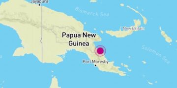 Sismo de magnitud 6.9 sacude Papúa Nueva Guinea y se activa alerta de tsunami