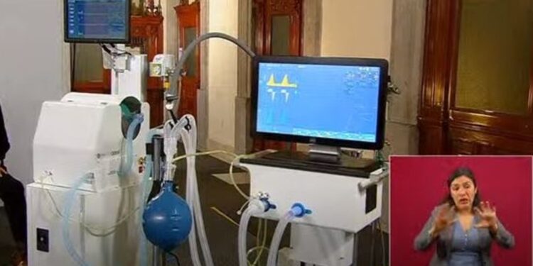 Presenta AMLO ventiladores para pacientes con COVID, desarrollados por Conacyt
