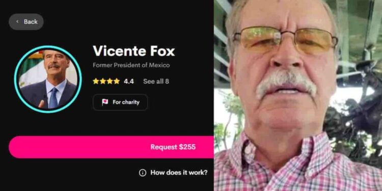 Vicente Fox canta Las Mañanitas por 5 mil pesos