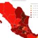 Mapa del COVID19 en México 1 de agosto