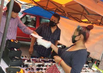 Intervención de estrategia en el tianguis de las vías