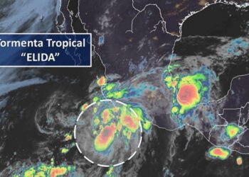 Tormenta tropical ‘Elida’ causará lluvias intensas en Nayarit y Jalisco