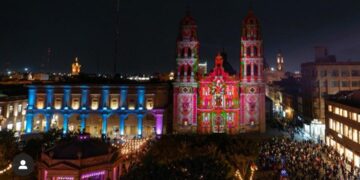 Fiesta de Luz en SLP cada fin de semana, uno de los espectáculos más bellos