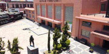 Primer aniversario de Tren Ligero, en el Museo del Ferrocarril