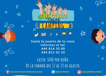 Campamento virtual para niñas y niños en el Museo del Ferrocarril