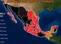 Mapa del coronavirus en México 16 de agosto