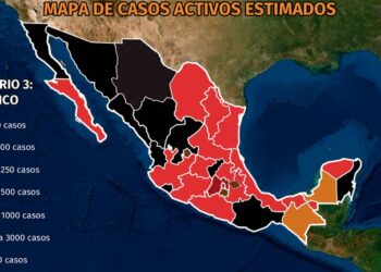 Mapa del coronavirus en México 16 de agosto