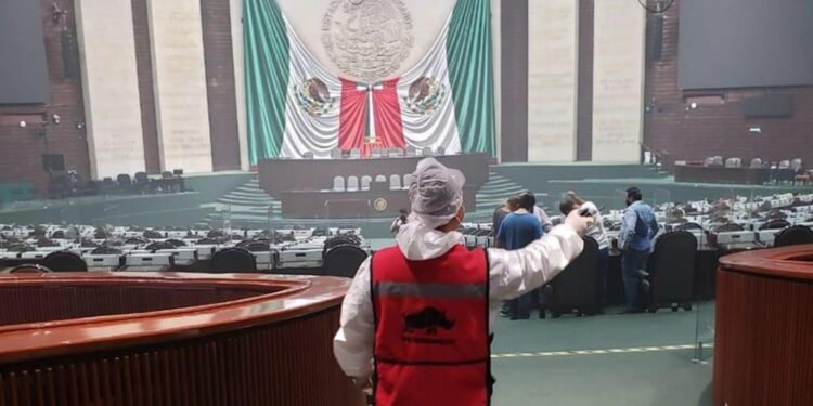 Modifican San Lázaro para entrega de segundo Informe de Gobierno de AMLO