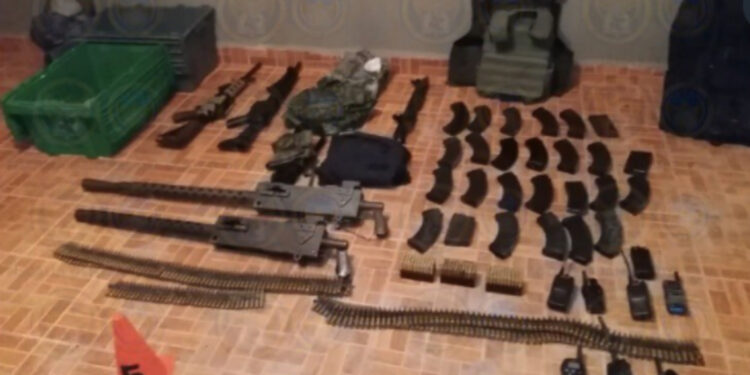 Decomisan arsenal y droga al Cártel de Santa Rosa de Lima