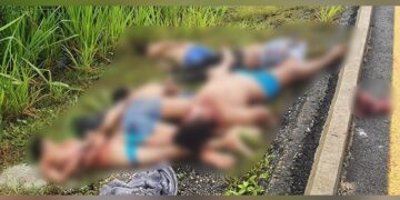 Encuentran 6 cuerpos sin vida en carretera de Tabasco