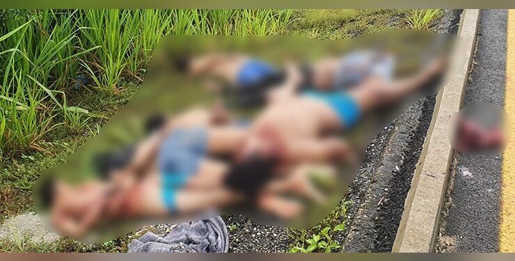 Encuentran 6 cuerpos sin vida en carretera de Tabasco