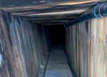 Hallan el narcotúnel más moderno de la historia