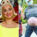 Katy Perry se divierte al enseñar su ‘baby bump’