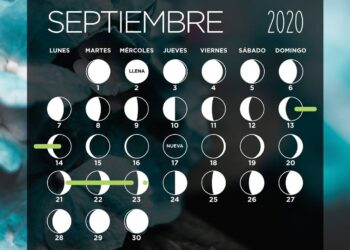 Calendario Lunar de Septiembre 2020
