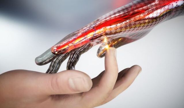 Diseñan piel electrónica que reacciona al dolor como la piel humana