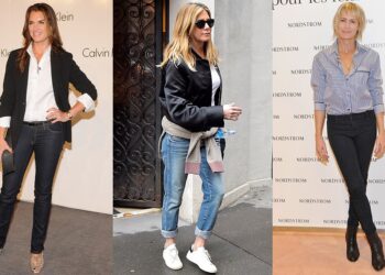 El estilo para vestir skinny jeans