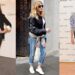 El estilo para vestir skinny jeans