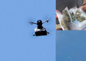 Un dron deja caer cientos de paquetitos de marihuana en Israel