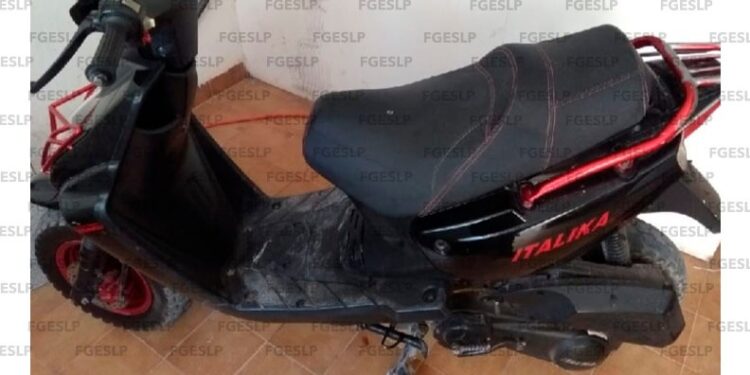 Fiscalía recupera moto robada