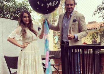 El divertido ‘gender reveal’ del bebé de Dulce María