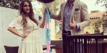 El divertido ‘gender reveal’ del bebé de Dulce María