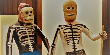 Máscaras de la Danza de los Huehues