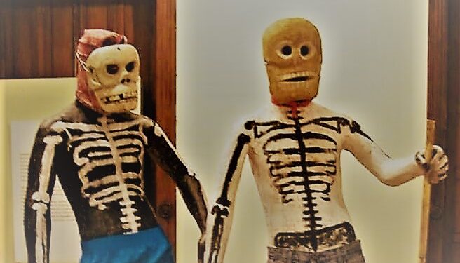 Máscaras de la Danza de los Huehues