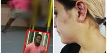 #Video Afroamericano golpea a mujer colombiana en metro de Miami