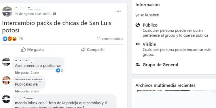 Detectan en Fb grupo de “packs” con más de 3000 miembros en SLP
