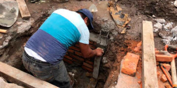 Sigue rehabilitación de redes sanitarias al Oriente de la capital