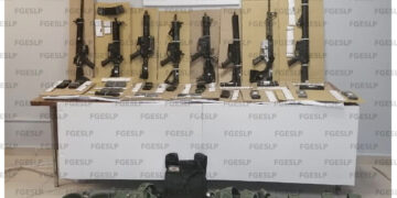 Fiscalía asegura arsenal en Tamuín