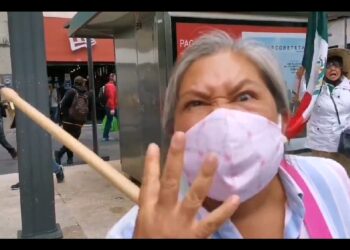 #Video Manifestante del FRENA lanza mensaje de odio a AMLO; “te odio con toda mi alma”