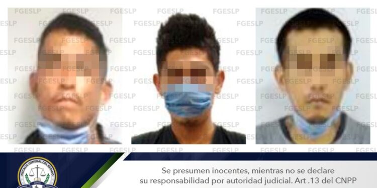Detienen a tres por secuestro exprés en SLP