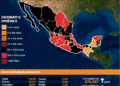 Mapa del coronavirus en México 19 de septiembre