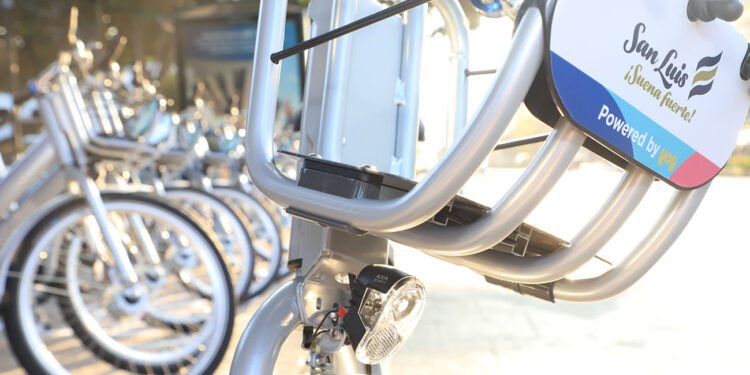 SLP estrena sistema de movilidad con bicicletas