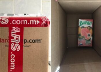 Compra un iPhone en SEARS; le llega un boing de guayaba