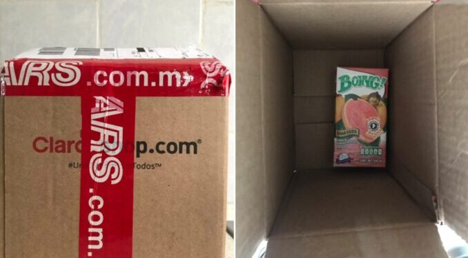 Compra un iPhone en SEARS; le llega un boing de guayaba