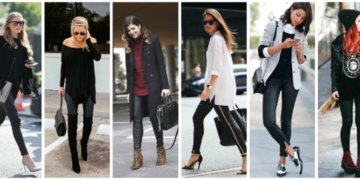 Logra un look formal usando leggins
