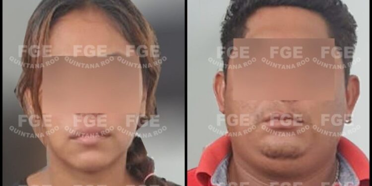 Detienen a pareja que asesinó a golpes a menor en Quintana Roo