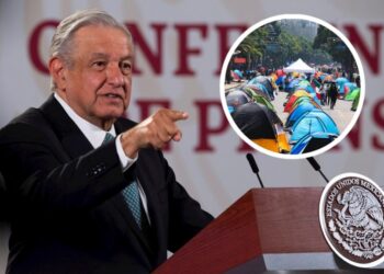 AMLO garantiza el derecho a la libre manifestación