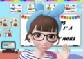 Maestra se convierte en dibujo animado para dar clases a distancia