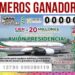 Números ganadores del sorteo al equivalente del avión presidencial