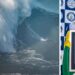 Maya Gabeira surfea la ola más grande del año