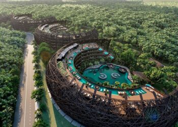 COCOON: un concepto de ecoturismo inspirado en el mar y la selva exótica