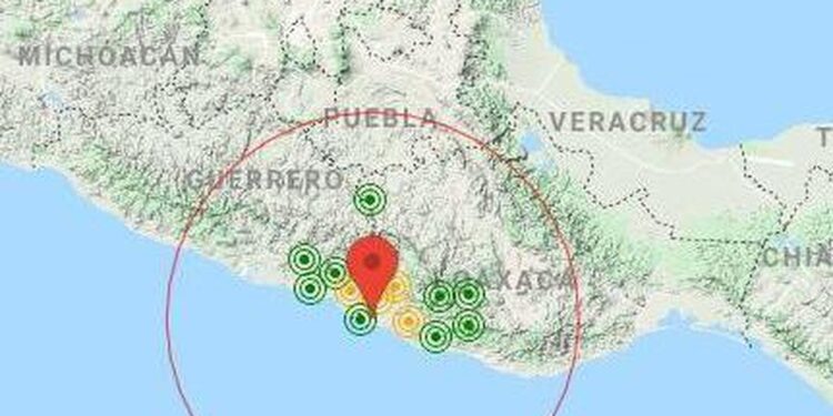 Sismo magnitud 4.9 sacude Oaxaca