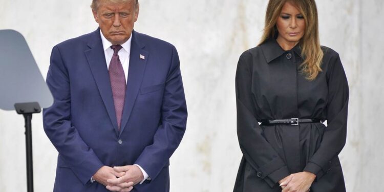 Trump pide unidad en ceremonia para recordar a víctimas del 11S