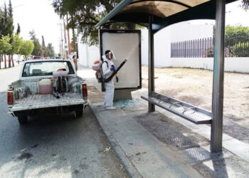 Se mantiene sanitización en todo el territorio de la capital