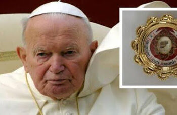 Roban relicario con sangre del Papa Juan Pablo II en Italia