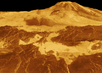 ¿Cómo sería un volcán en erupción en Venus? imagen de la NASA