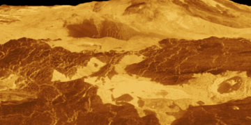 ¿Cómo sería un volcán en erupción en Venus? imagen de la NASA